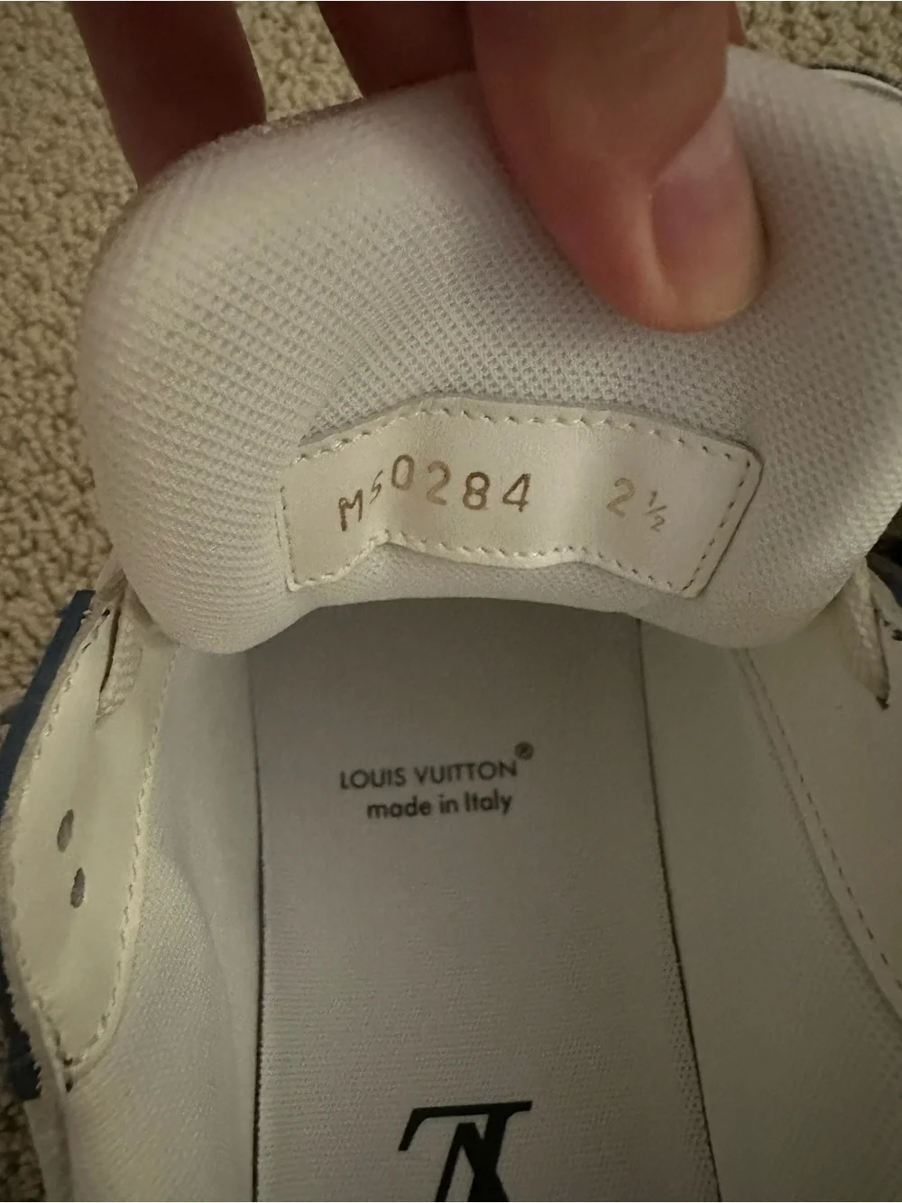Louis Vuitton Women’s Denim Blue Monogram Trainer Sneakers
